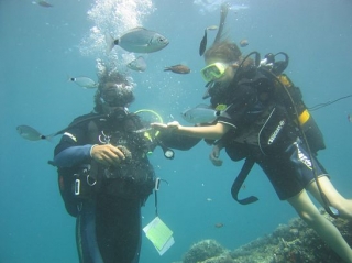Bapteme de plongee en Haute Corse